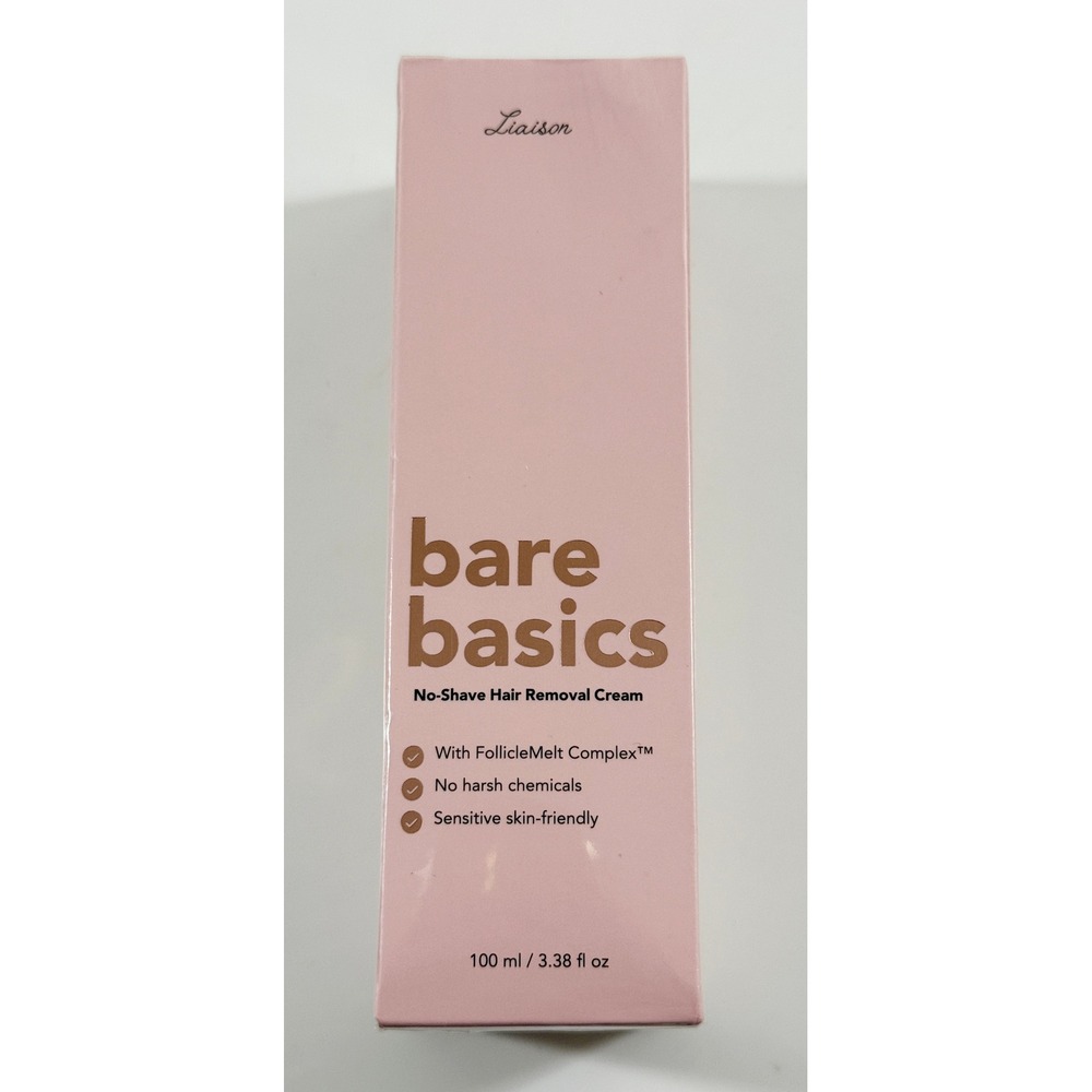 Liaison Hair Removal Cream Women 100ml Pink Bare Basics No-Shave FollicleMelt